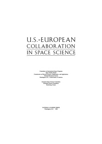 U.S.-Europe Collaboration in Space Science