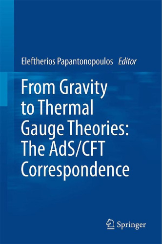 From Gravity to Thermal Gauge Theories: The AdS/CFT Correspondence: The AdS/CFT Correspondence