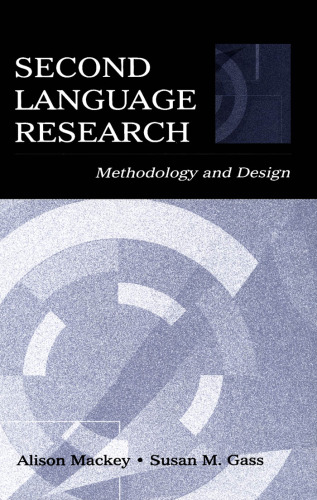 Second language research: methodology and design
