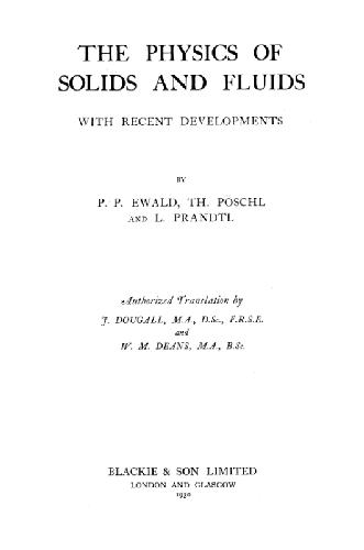 The physics of solids and fluids