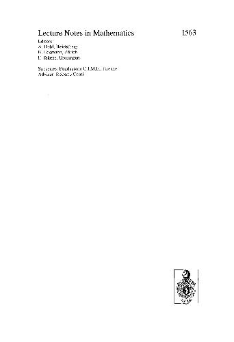 Dirichlet Forms: Lectures Given at the 1st Session of the Centro Internazionale Matematico Estivo