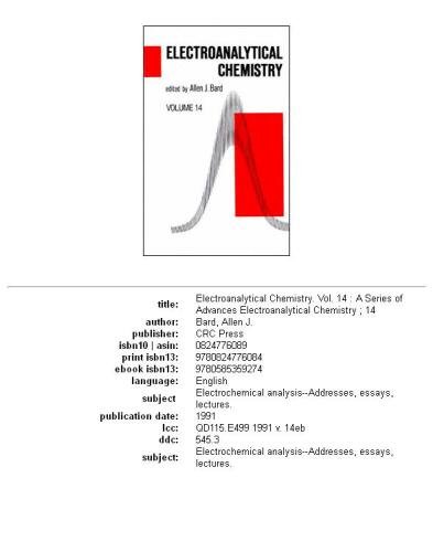 Electroanalytical Chemistry: Volume 14