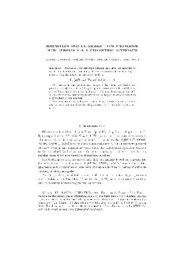 Bernstein and de giorgi type problems new results via a geometric approach