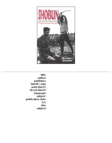 Shobun: A Forgotten War Crime in the Pacific