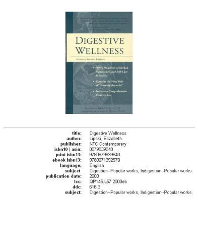 Digestive Wellness (1999)