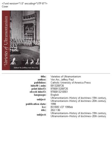 Varieties of Ultramontanism