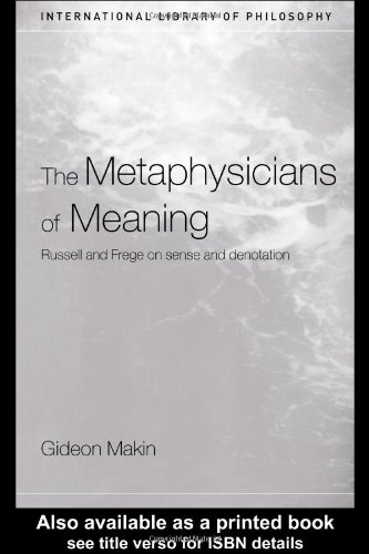 Metaphysicians of Meaning: Russell and Frege on Sense and Denotation (International Library of Philosophy)