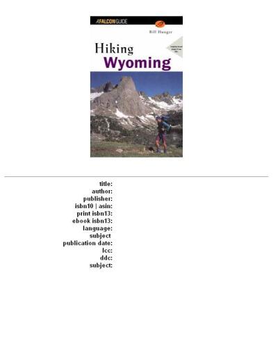 Hiking Wyoming