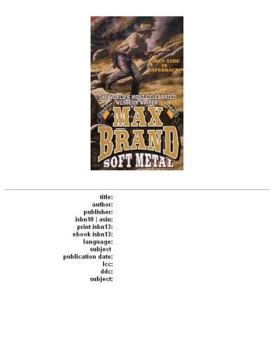 Soft Metal (Leisure Western)