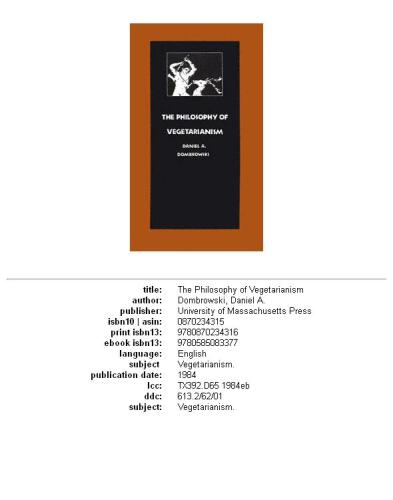 The Philosophy of Vegetarianism