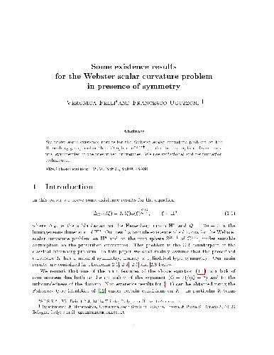 Some existence results for the webster scalar curvature problem in presence of symmetry