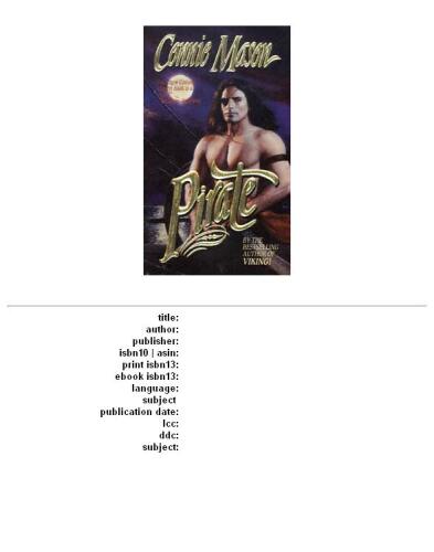 Pirate (Leisure Historical Romance)