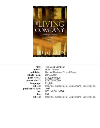 The Living Company