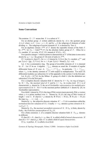 Invitation to higher local fields