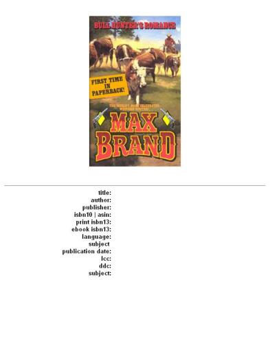 Bull Hunter's Romance