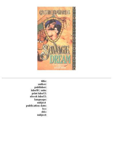 Savage Dream (Savage Series)