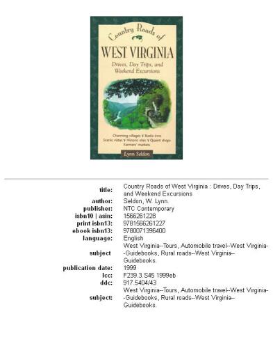 Country Roads of West Virginia