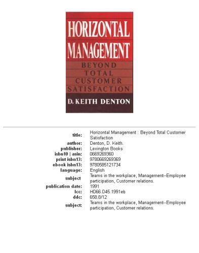 Horizontal Management