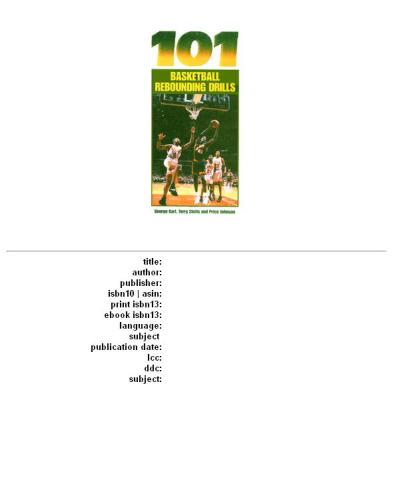 101 Basketball Rebound. V.III