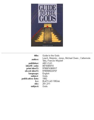 Guide to the Gods