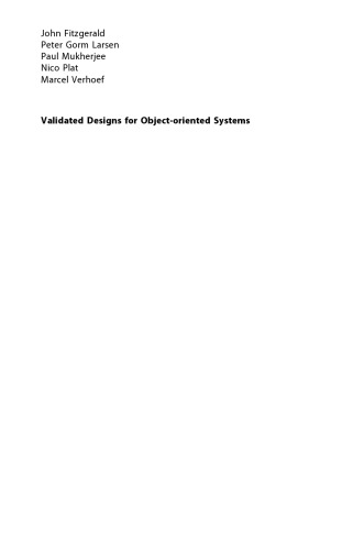 Validated Designs for Object-Oriented Systems