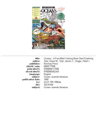 Oceans Coloring Book (Start exploring)