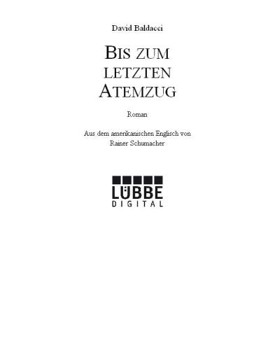 Bis zum letzten Atemzug (Thriller)