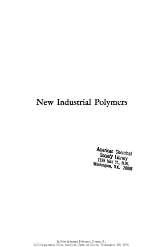 New Industrial Polymers