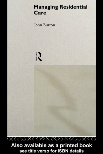 Managing Residential Care