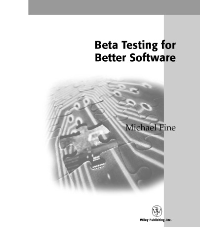 Beta Testing for Better Software