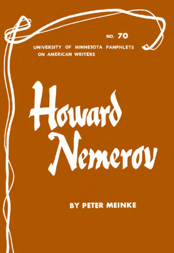 Howard Nemerov (Pamphlets on American Writers)