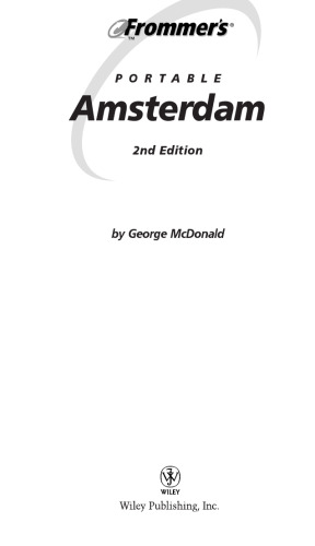 Frommer's Portable Amsterdam (Frommer's Portable)