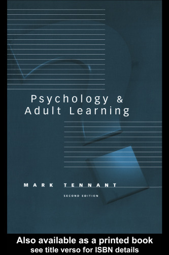 Psychology and Adult Learning (Adult Education Psychology Series)