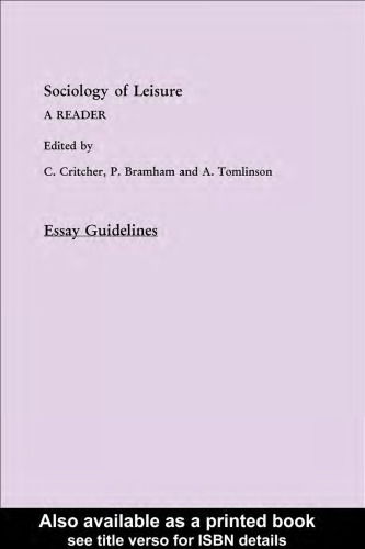 Sociology of Leisure: A reader