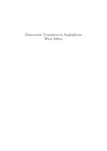 Democratic Transition in Anglophone West Africa