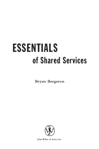 Essentials of Shared Services