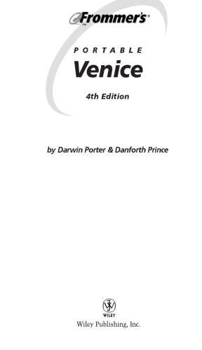 Frommer's Portable Venice  (2003) (Frommer's Portable)