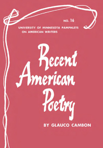 Recent American Poetry