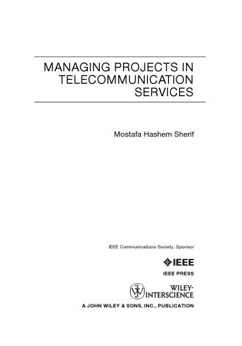 Managing Projects in Telecommunication Services