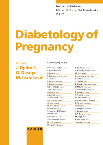 Diabetology of Pregnancy (Frontiers in Diabetes)