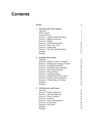 Guide to Microsoft Excel 2002 for Business and Management