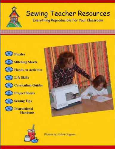 Sewing Teacher Resources, Everything Reproducible For Your Classroom