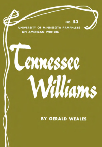 Tennessee Williams (Pamphlets on American Writers)