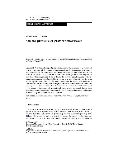 General relativity and gravitation Vol. 38