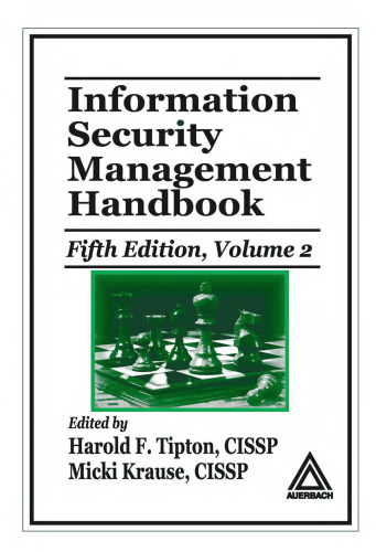 Information security management handbook