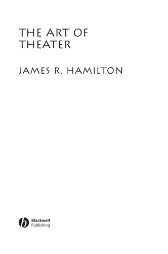 The Art of Theater (New Directions in Aesthetics)