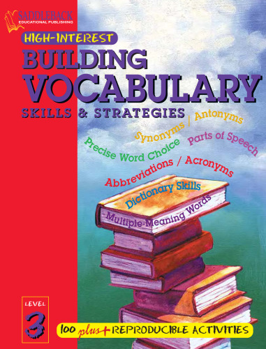 Building Vocabulary Skills and Strategies Level 3 (Highinterest Building Vocabulary Skills & Strategies)