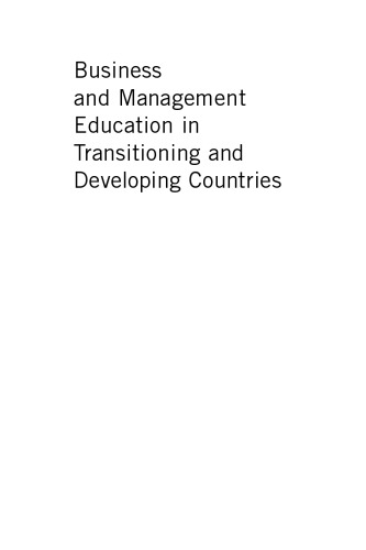 Business and Management Education In Transitioning And Devloping Countries: A Handbook