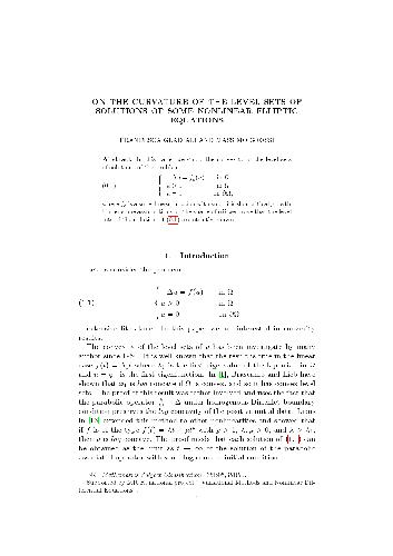 On the curvature of the level sets of solutions of some nonlinear elliptic equations
