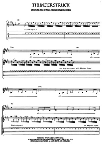 AC DC: The Razors Edge: Guitar Tablature Edition